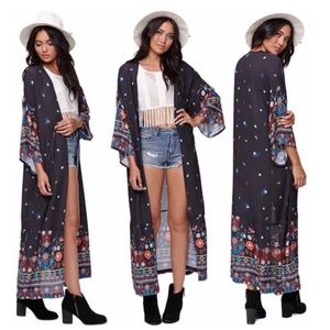 Kendall & Kylie from PacSun Floor Length Kimono. Never worn, brand new with tags